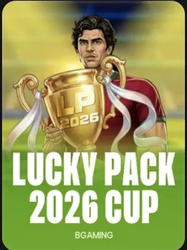 Lucky Pack 2026 Cup, slot de temática futebolística no catálogo do Ezz